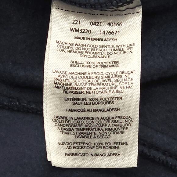 Columbia Jacket Mens Large Navy Blue Full Zip Fleece Outdoors Steens Mountain - Picture 6 of 12